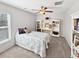 Charming bedroom with built-in shelving and window at 220 Machrie Loop # A, Myrtle Beach, SC 29588