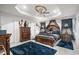 Elegant Primary bedroom with dark wood furniture and blue accents at 324 Golan Circle # B, Myrtle Beach, SC 29579