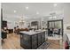 Open concept kitchen with large island and stainless steel appliances at 324 Golan Circle # B, Myrtle Beach, SC 29579