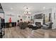 Elegant living room with comfortable seating and a modern fireplace at 324 Golan Circle # B, Myrtle Beach, SC 29579