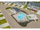 Aerial view of community pool, providing context to the location of the property at 324 Golan Circle # B, Myrtle Beach, SC 29579