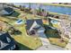House with pool, backyard, and surrounding neighborhood at 417 San Benito Ct., Longs, SC 29568