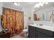Charming bathroom with shower/tub and updated vanity at 417 San Benito Ct., Longs, SC 29568