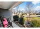 Front porch with rocking chairs and view of neighborhood at 417 San Benito Ct., Longs, SC 29568