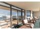 Spacious balcony boasting stunning ocean views and comfortable seating at 501 S Ocean Blvd. # 304, North Myrtle Beach, SC 29582