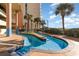 Lazy river style pool perfect for families and children of all ages at 501 S Ocean Blvd. # 304, North Myrtle Beach, SC 29582