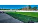Large fenced backyard with artificial turf and patio area at 575 Mossbank Loop, Longs, SC 29568