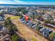 Aerial view of condos located near golf course at 612 River Oaks Dr. # 55-C, Myrtle Beach, SC 29579