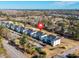 Aerial view of condos near golf course at 612 River Oaks Dr. # 55-C, Myrtle Beach, SC 29579