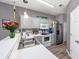 Modern kitchen with stainless steel appliances and white cabinetry at 612 River Oaks Dr. # 55-C, Myrtle Beach, SC 29579