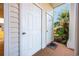 Private exterior storage with double doors at 612 River Oaks Dr. # 55-C, Myrtle Beach, SC 29579