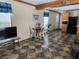 Dining area with white table and chairs at 818 Wayne St., North Myrtle Beach, SC 29582