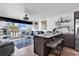 Inviting living space with an island bar and ocean views at 1012 N Waccamaw Dr. # 204, Murrells Inlet, SC 29576