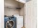 Laundry closet with washer and dryer included at 107 Maddux Ln. # E, Myrtle Beach, SC 29588