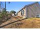 Backyard with lawn and storage shed at 1240 Pineridge St., Conway, SC 29527