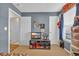 Comfortable bedroom with natural light, a closet, and carpet floors at 1240 Pineridge St., Conway, SC 29527