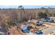 Single-story home with attached garage, nestled near a wooded area at 1240 Pineridge St., Conway, SC 29527