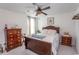 Charming bedroom with a queen-size bed and plenty of storage at 136 Timber Oaks Dr., Myrtle Beach, SC 29588