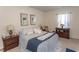 Bright bedroom featuring a king-size bed, and plenty of space at 136 Timber Oaks Dr., Myrtle Beach, SC 29588