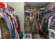 Walk-in closet with ample hanging and shelving space at 136 Timber Oaks Dr., Myrtle Beach, SC 29588