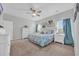 Large main bedroom with king-size bed and ample closet space at 144 Rutland Ct., Conway, SC 29526