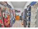 Spacious walk-in closet with ample shelving and hanging space at 144 Rutland Ct., Conway, SC 29526