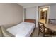 Small bedroom with a double bed at 1501 S Ocean Blvd. # 1542, Myrtle Beach, SC 29577