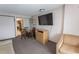Dining area with table and chairs, kitchen view at 1501 S Ocean Blvd. # 1542, Myrtle Beach, SC 29577