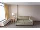 Living room with sofa and side table at 1501 S Ocean Blvd. # 1542, Myrtle Beach, SC 29577