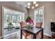 Charming breakfast nook with seating for two and view of sunroom at 1903 Francis Ct., Myrtle Beach, SC 29577