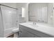 Clean bathroom with vanity, tub, and shower at 209 Wando River Rd. # 10C, Myrtle Beach, SC 29579