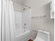 Clean bathroom with white tub and shower at 209 Wando River Rd. # 10C, Myrtle Beach, SC 29579