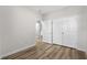 Bedroom with double doors and hardwood floor at 209 Wando River Rd. # 10C, Myrtle Beach, SC 29579