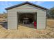 Spacious metal garage with plenty of storage space at 2271 Sterritt Swamp Rd., Conway, SC 29526