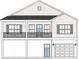 Two-story home with balcony, garage, and shutters at 2428 Park St., North Myrtle Beach, SC 29582