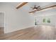 Spacious living room with hardwood floors, natural light, and an open floor plan at 2428 Park St., North Myrtle Beach, SC 29582