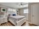 Bedroom features a bed with light gray and white decor at 301 43Rd Ave. N, North Myrtle Beach, SC 29582