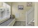 Cozy landing area with window seat and built-in shelving at 307 Cumberland Terrace Dr. # 5-E, Myrtle Beach, SC 29572