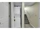 Convenient laundry closet with stackable washer and dryer at 307 Cumberland Terrace Dr. # 5-E, Myrtle Beach, SC 29572