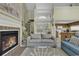 Open living area with a loft and a spiral staircase at 307 Cumberland Terrace Dr. # 5-E, Myrtle Beach, SC 29572