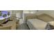 Charming loft bedroom with wicker daybed and TV at 307 Cumberland Terrace Dr. # 5-E, Myrtle Beach, SC 29572