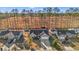Aerial view of neighborhood, showcasing home's location at 352 Beulah Circle, Conway, SC 29527