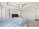 Bright bedroom with carpeted floor and ceiling fan at 352 Beulah Circle, Conway, SC 29527