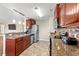 Modern kitchen with stainless steel appliances and granite countertops at 352 Beulah Circle, Conway, SC 29527
