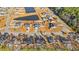 Aerial view of neighborhood with pond and homes at 352 Beulah Circle, Conway, SC 29527
