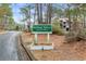 Indian Wells Golf Villas community sign on a private road surrounded by mature trees and landscaping at 401 Indian Wells Ct. # 401, Murrells Inlet, SC 29576