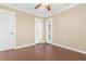 Spacious bedroom with wood-look tile floors and ample closet space at 4714 Cobblestone Dr. # L2, Myrtle Beach, SC 29577