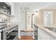 Updated kitchen featuring granite countertops and stainless steel appliances at 4714 Cobblestone Dr. # L2, Myrtle Beach, SC 29577