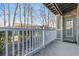 Private patio with white railing and backyard view at 4714 Cobblestone Dr. # L2, Myrtle Beach, SC 29577