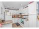 Well-equipped kitchen with white cabinets and granite countertops at 6001-Z34 S Kings Hwy., Myrtle Beach, SC 29575